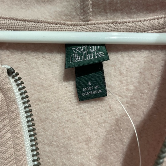 Wild Fable Blush Pink Zip-Up Hoodie Size Small New without tags - Picture 3 of 3